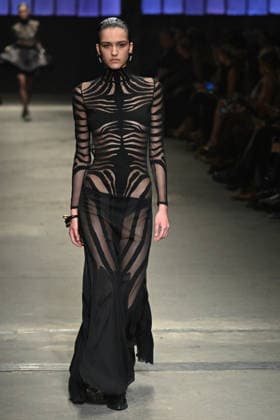 Milan, Milan Women s Fashion Week Fall Winter 2026 27 - Women s Fashion, Fall Winter 2026 27 - Roberto Cavalli fashion show - catwalk in the photo: model  Copyright: xSimonaxChiocciax xipa-agency.netx xFotosickix IPA_Agency_IPA72074197