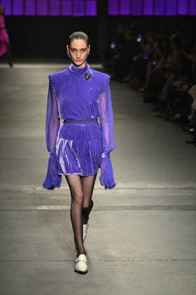 Milan, Milan Women s Fashion Week Fall Winter 2026 27 - Women s Fashion, Fall Winter 2026 27 - Roberto Cavalli fashion show - catwalk in the photo: model  Copyright: xSimonaxChiocciax xipa-agency.netx xFotosickix IPA_Agency_IPA72074280