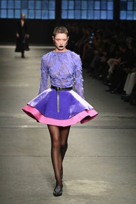 Milan, Milan Women s Fashion Week Fall Winter 2026 27 - Women s Fashion, Fall Winter 2026 27 - Roberto Cavalli fashion show - catwalk in the photo: model  Copyright: xSimonaxChiocciax xipa-agency.netx xFotosickix IPA_Agency_IPA72074285