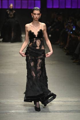 Milan, Milan Women s Fashion Week Fall Winter 2026 27 - Women s Fashion, Fall Winter 2026 27 - Roberto Cavalli fashion show - catwalk in the photo: model  Copyright: xSimonaxChiocciax xipa-agency.netx xFotosickix IPA_Agency_IPA72074304