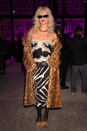 Milan, Milan Women s Fashion Week Fall Winter 2026 27 - Women s Fashion, Fall Winter 2026 27 - Roberto Cavalli fashion show - front row in the photo: Betty Bachz  Copyright: xBluxfotox xipa-agency.netx xFotosickix IPA_Agency_IPA72077009