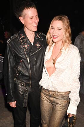 Milan, Milan Women s Fashion Week Fall Winter 2026 27 - Women s Fashion, Fall Winter 2026 27 - Roberto Cavalli fashion show - front row in the photo: Davide Simonetta, Veronica Ferraro  Copyright: xBluxfotox xipa-agency.netx xFotosickix IPA_Agency_IPA72077049