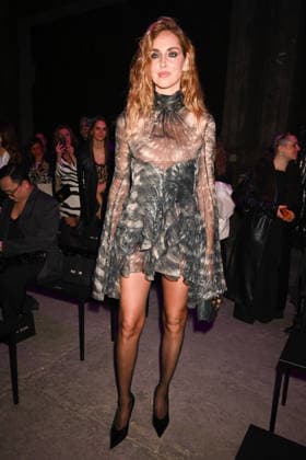 Milan, Milan Women s Fashion Week Fall Winter 2026 27 - Women s Fashion, Fall Winter 2026 27 - Roberto Cavalli fashion show - front row in the photo: Chiara Ferragni  Copyright: xBluxfotox xipa-agency.netx xFotosickix IPA_Agency_IPA72077065