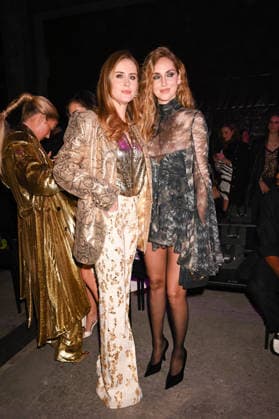 Milan, Milan Women s Fashion Week Fall Winter 2026 27 - Women s Fashion, Fall Winter 2026 27 - Roberto Cavalli fashion show - front row in the photo: Chiara Ferragni and Vlentina  Copyright: xBluxfotox xipa-agency.netx xFotosickix IPA_Agency_IPA72077072