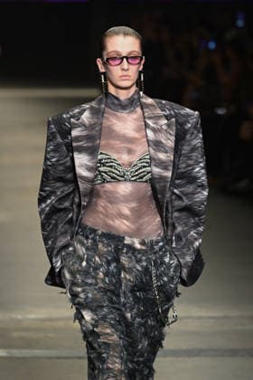 Milan, Milan Women s Fashion Week Fall Winter 2026 27 - Women s Fashion, Fall Winter 2026 27 - Roberto Cavalli fashion show - catwalk in the photo: model  Copyright: xSimonaxChiocciax xipa-agency.netx xFotosickix IPA_Agency_IPA72074194