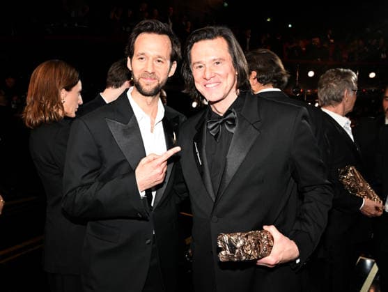 51eme Cérémonie des Cesar Backstage 51st CESAR awards ceremony Backstage 453478 2026 02 27 Carrey, Jim Lavernhe, Benjamin  Copyright: xSergexArnalx xStarfacex STAR_453478_029