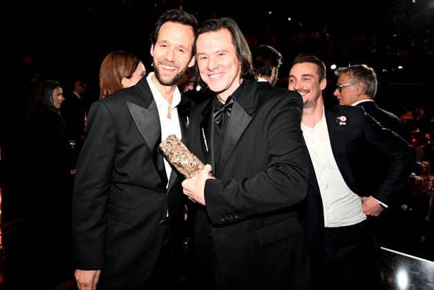 51eme Cérémonie des Cesar Backstage 51st CESAR awards ceremony Backstage 453478 2026 02 27 Carrey, Jim Lavernhe, Benjamin  Copyright: xSergexArnalx xStarfacex STAR_453478_031