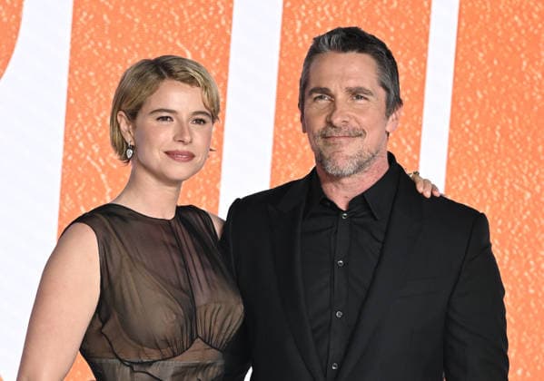 Jessie Buckley and Christian Bale attends The Bride World Premiere at Cineworld Leicester Square in London, England. UK. Thursday 26th February 2026. Copyright: xJamesxWarrenx THE BRIDE - WORLD PREMIERE25