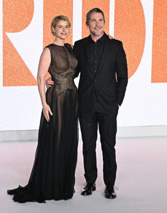 Jessie Buckley and Christian Bale attends The Bride World Premiere at Cineworld Leicester Square in London, England. UK. Thursday 26th February 2026. Copyright: xJamesxWarrenx THE BRIDE - WORLD PREMIERE26
