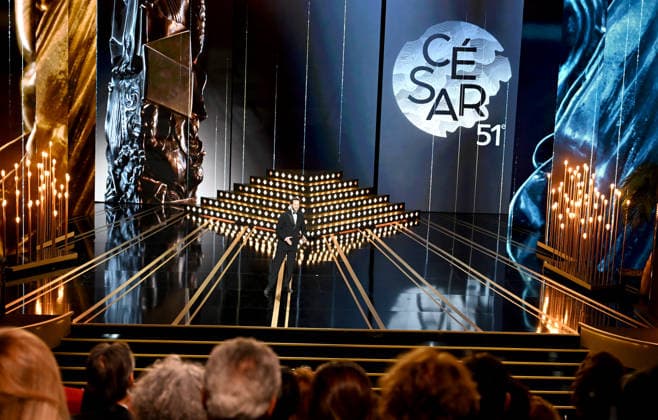 La 51ème cérémonie des CESAR sur scène, à lOlympia 51st CESAR Awards ceremony takes place on Olympia Hall the stage 453479 2026 02 26 France Lavernhe, Benjamin  Copyright: xSergexArnalx xStarfacex STAR_453479_006