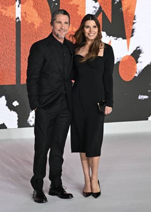 Christian Bale and Sibi Blazic attends The Bride World Premiere at Cineworld Leicester Square in London, England. UK. Thursday 26th February 2026. Copyright: xJamesxWarrenx THE BRIDE - WORLD PREMIERE65