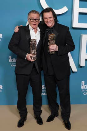CELEBRITES : 51eme cÃ rÃ monie des CÃ sar du cinÃ ma - 26 02 2026 Franck Dubosc et Jim Carrey ParisFrance  Copyright: xMichaelxBaucherx