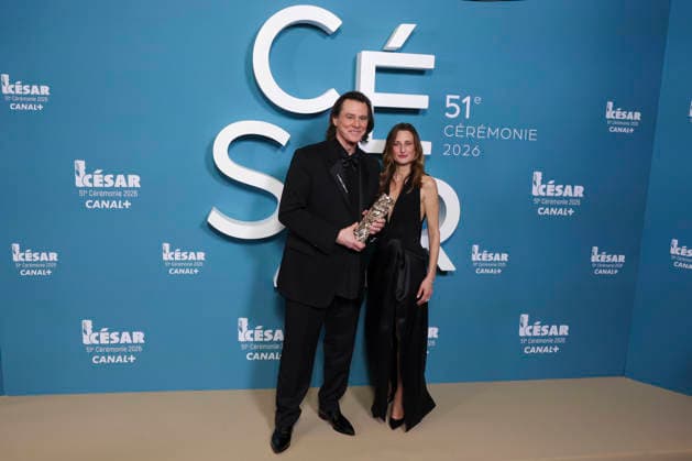 CELEBRITES : 51eme cÃ rÃ monie des CÃ sar du cinÃ ma - 26 02 2026 Jim Carrey et Camille Cottin ParisFrance  Copyright: xMichaelxBaucherx