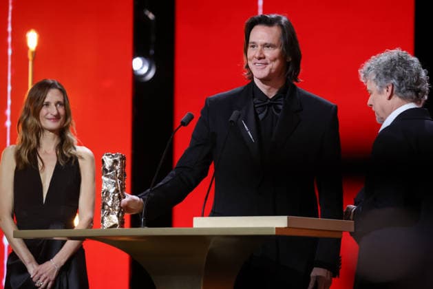 La 51ème cérémonie des CESAR sur scène, à lOlympia 51st CESAR Awards ceremony takes place on Olympia Hall the stage 453479 2026 02 27 PARIS France Carrey, Jim Gondry, Michel Cottin, Camille  Copyright: xRomualdxMeigneuxx xStarfacex STAR_453479_027