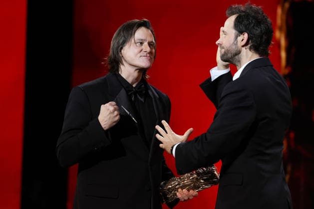 La 51ème cérémonie des CESAR sur scène, à lOlympia 51st CESAR Awards ceremony takes place on Olympia Hall the stage 453479 2026 02 27 PARIS France Carrey, Jim Lavernhe, Benjamin  Copyright: xRomualdxMeigneuxx xStarfacex STAR_453479_059