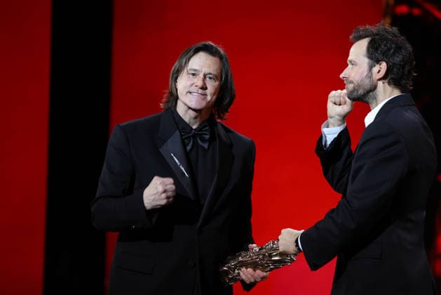 La 51ème cérémonie des CESAR sur scène, à lOlympia 51st CESAR Awards ceremony takes place on Olympia Hall the stage 453479 2026 02 27 PARIS France Carrey, Jim Lavernhe, Benjamin  Copyright: xRomualdxMeigneuxx xStarfacex STAR_453479_061