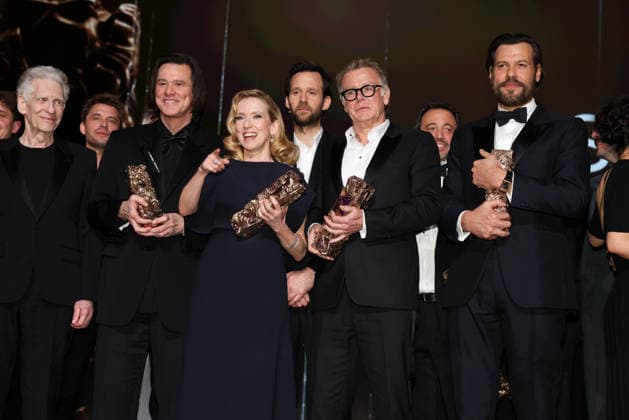 La 51ème cérémonie des CESAR sur scène, à lOlympia 51st CESAR Awards ceremony takes place on Olympia Hall the stage 453479 2026 02 27 PARIS France Carrey, Jim Drucker, Léa Dubosc, Franck Lafitte, Laurent Lottin, Pierre Cronenberg, David  Copyright: xRomualdxMeigneuxx xStarfacex STAR_453479_068