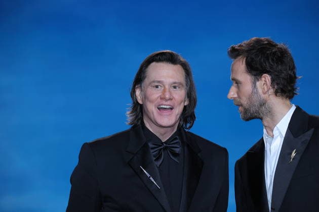 51st Cesar Ceremony Jim Carrey and Benjamin Lavernhe during the 51st Cesar Film Awards held at l Olympia on February 26, 2026, in Paris, France. Photo by Nasser Berzane ABACAPRESS.COM Paris France  Copyright: xBerzanexNasser ABACAx