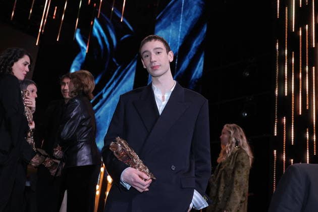 51st Cesar Ceremony Théodore Pellerin during the 51st Cesar Film Awards held at l Olympia on February 26, 2026, in Paris, France. Photo by Nasser Berzane ABACAPRESS.COM Paris France  Copyright: xBerzanexNasser ABACAx