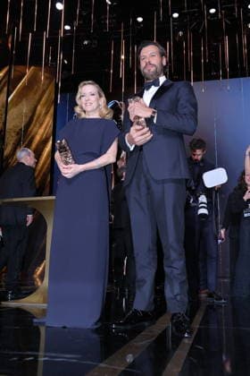51st Cesar Ceremony Léa Drucker and Laurent Lafitte during the 51st Cesar Film Awards held at l Olympia on February 26, 2026, in Paris, France. Photo by Nasser Berzane ABACAPRESS.COM Paris France  Copyright: xBerzanexNasser ABACAx