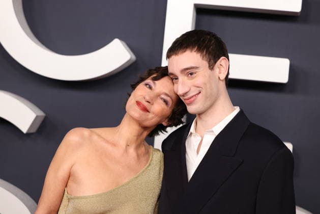 51st Cesar Ceremony - Arrivals JD 2 Jeanne Balibar and Théodore Pellerin arrives at the 51st Cesar Film Awards held at l Olympia on February 26, 2026, in Paris, France. Photo by Jerome Domine ABACAPRESS.COM Paris France  Copyright: xDominexJerome ABACAx