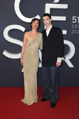 51e CeÌreÌmonie des CeÌsar - arriveÌes Jeanne Balibar et ThÃ odore Pellerin 51e CeÌreÌmonie des CeÌsar - photocall des arriveÌes Cesar 20126 Ã l Olympia Ã Paris, le 26 fÃ vrier 2026.  Copyright: xFabricexChasseryx