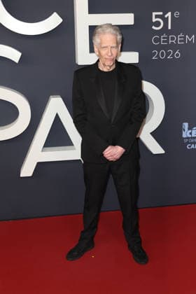 51e CeÌreÌmonie des CeÌsar - arriveÌes David Cronenberg 51e CeÌreÌmonie des CeÌsar - photocall des arriveÌes Cesar 20126 Ã l Olympia Ã Paris, le 26 fÃ vrier 2026.  Copyright: xFabricexChasseryx
