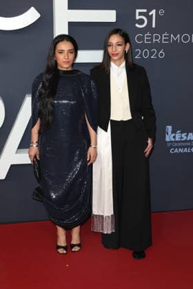 51e CeÌreÌmonie des CeÌsar - arriveÌes Hafsia Herzi et Nadia Melliti 51e CeÌreÌmonie des CeÌsar - photocall des arriveÌes Cesar 20126 Ã l Olympia Ã Paris, le 26 fÃ vrier 2026.  Copyright: xFabricexChasseryx