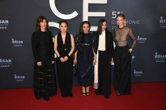 51e CeÌreÌmonie des CeÌsar - arriveÌes Naomi Denamur , Ji-Min Park , Hafsia Herzi , Nadia Melliti et Julie Billy 51e CeÌreÌmonie des CeÌsar - photocall des arriveÌes Cesar 20126 Ã l Olympia Ã Paris, le 26 fÃ vrier 2026.  Copyright: xFabricexChasseryx