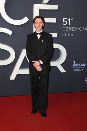 51e CeÌreÌmonie des CeÌsar - arriveÌes Benjamin Voisin 51e CeÌreÌmonie des CeÌsar - photocall des arriveÌes Cesar 20126 Ã l Olympia Ã Paris, le 26 fÃ vrier 2026.  Copyright: xFabricexChasseryx