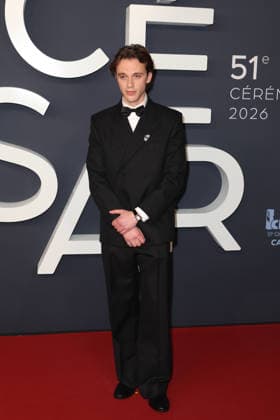 51e CeÌreÌmonie des CeÌsar - arriveÌes Benjamin Voisin 51e CeÌreÌmonie des CeÌsar - photocall des arriveÌes Cesar 20126 Ã l Olympia Ã Paris, le 26 fÃ vrier 2026.  Copyright: xFabricexChasseryx