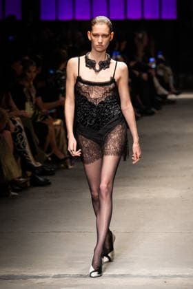 Roberto Cavalli fashion show during the Milan Fashion Week - Womenswear Fall Winter 2026 2027 in Milan, Italy, on 24 February 2026. A model walks the runway at Roberto Cavalli fashion show during the Milan Fashion Week - Womenswear Fall Winter 2026 2027 in Milan, Italy, on 24 February 2026., Credit:Stefano Costantino TTL Avalon Italy, Milan  Copyright: xStefanoxCostantinoxTTLx xAvalonx 1078564553