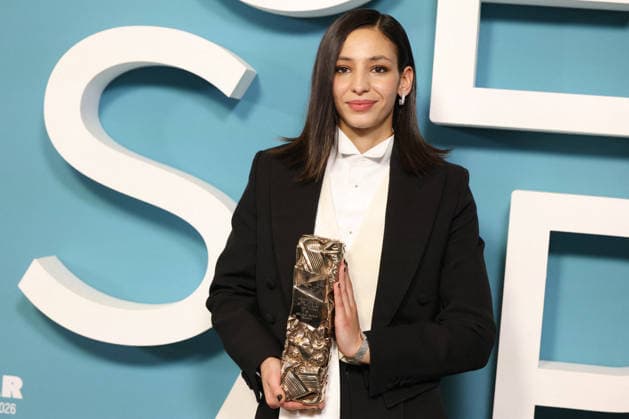 51st Cesar Ceremony Press Room Nadia Melliti poses with the Rising Star Cesar Award during the 51st Cesar Film Awards held at l Olympia on February 26, 2026, in Paris, France. Photo by Jerome Domine ABACAPRESS.COM Paris France  Copyright: xDominexJerome ABACAx