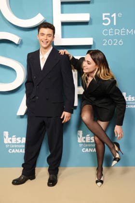 51st Cesar Ceremony Press Room Malik Frikah and Souheila Yacoub during the 51st Cesar Film Awards held at l Olympia on February 26, 2026, in Paris, France. Photo by Jerome Domine ABACAPRESS.COM Paris France  Copyright: xDominexJerome ABACAx