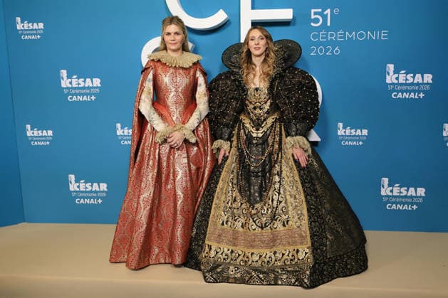51st Cesar Ceremony Press Room Marina Hands and Pauline Clément during the 51st Cesar Film Awards held at l Olympia on February 26, 2026, in Paris, France. Photo by Jerome Domine ABACAPRESS.COM Paris France  Copyright: xDominexJerome ABACAx