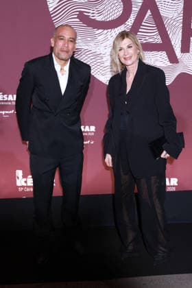 51st Cesar Awards - Fouquet s Dinner Ben Harper and Michèle Laroque posing upon arrival at the Gala Dinner following the 51st Cesar Awardsceremony, held at the iconic Fouquet’s restaurant in Paris on February 26, 2026. Photo byDavid Boyer ABACAPRESS.COM Paris France  Copyright: xBoyerxDavid ABACAx