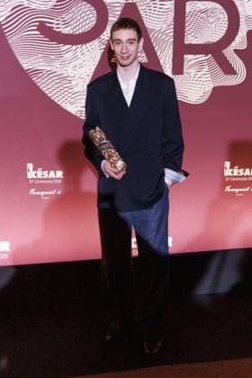51st Cesar Awards - Fouquet s Dinner Théodore Pellerin posing upon arrival at the Gala Dinner following the 51st Cesar Awardsceremony, held at the iconic Fouquet’s restaurant in Paris on February 26, 2026. Photo byDavid Boyer ABACAPRESS.COM Paris France  Copyright: xBoyerxDavid ABACAx