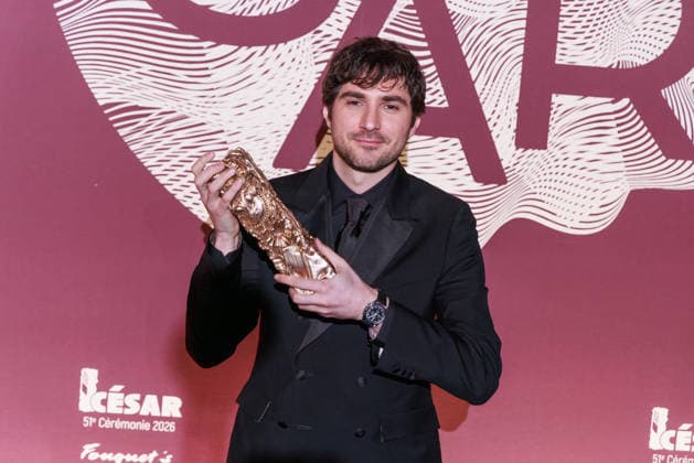51st Cesar Awards - Fouquet s Dinner Guillaule Marbek posing upon arrival at the Gala Dinner following the 51st Cesar Awardsceremony, held at the iconic Fouquet’s restaurant in Paris on February 26, 2026. Photo byDavid Boyer ABACAPRESS.COM Paris France  Copyright: xBoyerxDavid ABACAx