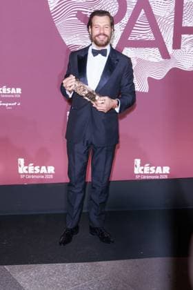 51st Cesar Awards - Fouquet s Dinner Laurent Lafitte posing upon arrival at the Gala Dinner following the 51st Cesar Awardsceremony, held at the iconic Fouquet’s restaurant in Paris on February 26, 2026. Photo byDavid Boyer ABACAPRESS.COM Paris France  Copyright: xBoyerxDavid ABACAx