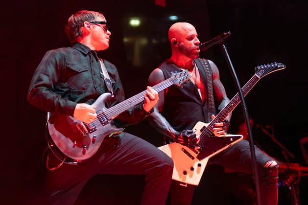 Daughtry perform at AO Arena Brian Craddock and Chris Daughtry of Daughtry perform at AO Arena, Manchester, England, 26th February 2026, Credit:Mike Gray Avalon  Copyright: xMikexGrayx xAvalonx 1078558180