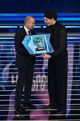 76th Italian Song Festival of Sanremo 3rd Evening Teatro Ariston - Sanremo, Italy Alessandro Sindoni;Nicolo Filippucci 76th Italian Song Festival of Sanremo 3rd Evening Teatro Ariston - Sanremo, Italy 26th February 2026 SGPItalia id 134399_050 Not Exclusive  Copyright: xAlfonsoxCatalano SGPx