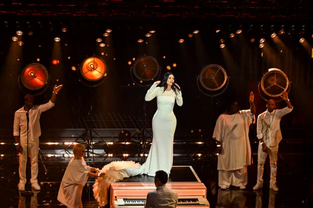 76th Italian Song Festival of Sanremo 3rd Evening Teatro Ariston - Sanremo, Italy Laura Pausini 76th Italian Song Festival of Sanremo 3rd Evening Teatro Ariston - Sanremo, Italy 26th February 2026 SGPItalia id 134399_050 Not Exclusive  Copyright: xAlfonsoxCatalano SGPx