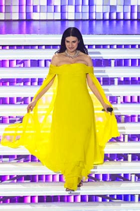 76th Italian Song Festival of Sanremo 3rd Evening Teatro Ariston - Sanremo, Italy Laura Pausini 76th Italian Song Festival of Sanremo 3rd Evening Teatro Ariston - Sanremo, Italy 26th February 2026 SGPItalia id 134399_050 Not Exclusive  Copyright: xAlfonsoxCatalano SGPx