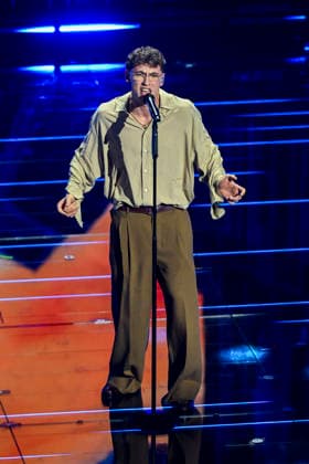 76th Italian Song Festival of Sanremo 3rd Evening Teatro Ariston - Sanremo, Italy TREDICI PIETRO Pietro Morandi 76th Italian Song Festival of Sanremo 3rd Evening Teatro Ariston - Sanremo, Italy 26th February 2026 SGPItalia id 134399_050 Not Exclusive  Copyright: xAlfonsoxCatalano SGPx