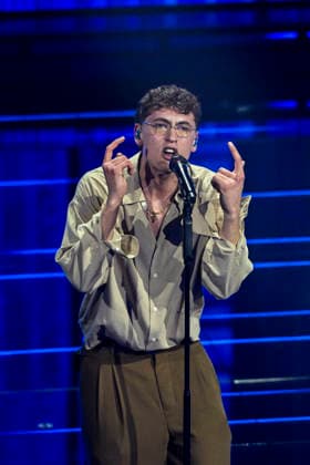76th Italian Song Festival of Sanremo 3rd Evening Teatro Ariston - Sanremo, Italy TREDICI PIETRO Pietro Morandi 76th Italian Song Festival of Sanremo 3rd Evening Teatro Ariston - Sanremo, Italy 26th February 2026 SGPItalia id 134399_050 Not Exclusive  Copyright: xAlfonsoxCatalano SGPx
