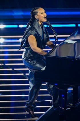 76th Italian Song Festival of Sanremo 3rd Evening Teatro Ariston - Sanremo, Italy Alicia Keys 76th Italian Song Festival of Sanremo 3rd Evening Teatro Ariston - Sanremo, Italy 26th February 2026 SGPItalia id 134399_050 Not Exclusive  Copyright: xAlfonsoxCatalano SGPx