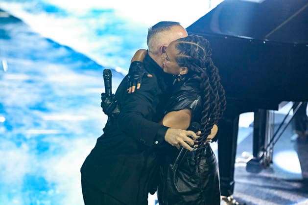 76th Italian Song Festival of Sanremo 3rd Evening Teatro Ariston - Sanremo, Italy Alicia Keys;Eros Ramazzotti 76th Italian Song Festival of Sanremo 3rd Evening Teatro Ariston - Sanremo, Italy 26th February 2026 SGPItalia id 134399_050 Not Exclusive  Copyright: xAlfonsoxCatalano SGPx