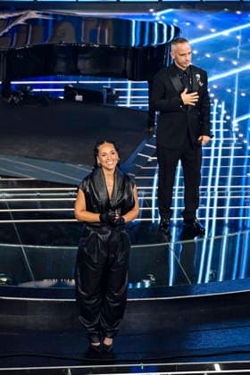 76th Italian Song Festival of Sanremo 3rd Evening Teatro Ariston - Sanremo, Italy Alicia Keys;Eros Ramazzotti 76th Italian Song Festival of Sanremo 3rd Evening Teatro Ariston - Sanremo, Italy 26th February 2026 SGPItalia id 134399_050 Not Exclusive  Copyright: xAlfonsoxCatalano SGPx