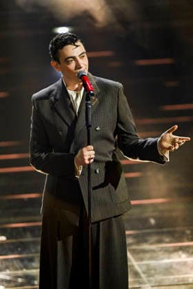 76th Italian Song Festival of Sanremo 3rd Evening Teatro Ariston - Sanremo, Italy Michele Bravi 76th Italian Song Festival of Sanremo 3rd Evening Teatro Ariston - Sanremo, Italy 26th February 2026 SGPItalia id 134399_050 Not Exclusive  Copyright: xAlfonsoxCatalano SGPx