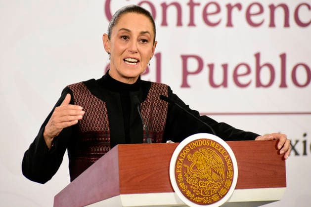 Mexico™s President Claudia Sheinbaum News Conference Mexican President Claudia Sheinbaum Pardo speaks about the increase the tourism within the Mexico is in Fashion (Mexico esta de Moda) campaign, during a briefing conference at the National Palace. on February 26, 2026 in Mexico City, Mexico. (Photo by Luis Barron Eyepix Group) Copyright: xLuisxBarronx xEyepixxGroupx LB_26022026_176983